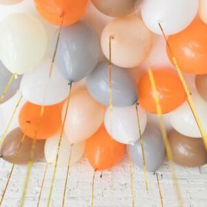 Набор гелиевых шаров разноцветные